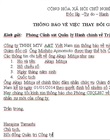 Thư thông báo thay đổi